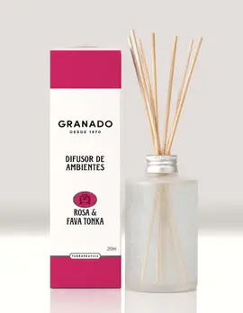 Difusor de Ambiente Rosa & Fava Tonka 250ml