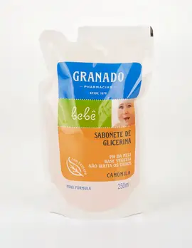 Refil Sabonete Líquido de Glicerina Granado Bebê Camomila 250ml