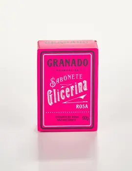 Sabonete em Barra de Glicerina Granado Rosa 90g