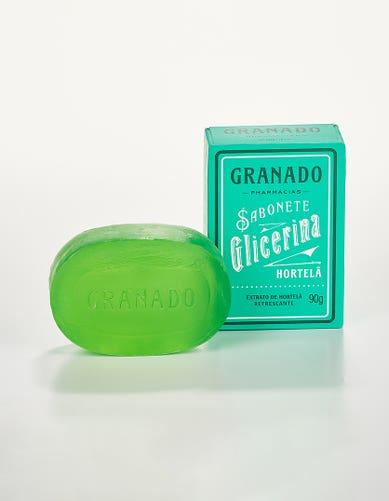 Sabonete em Barra de Glicerina Granado Hortelã 90g